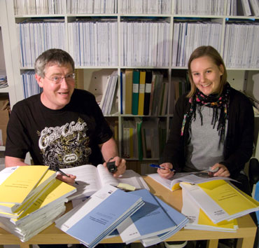 Johan Swahn och Lisa Hedin